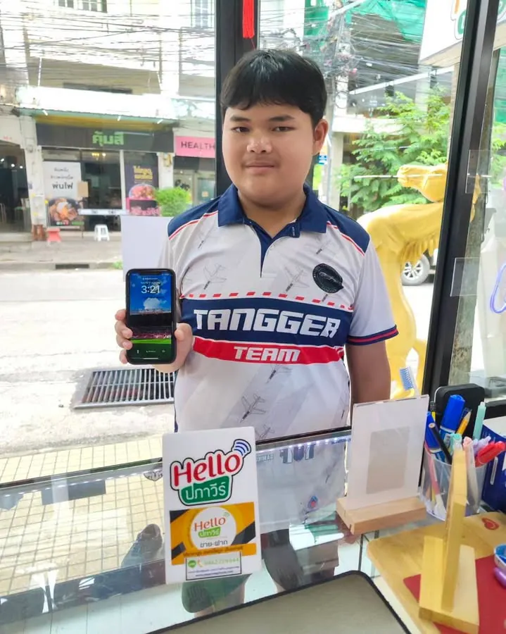 เช็กเครื่องกับทีมงาน